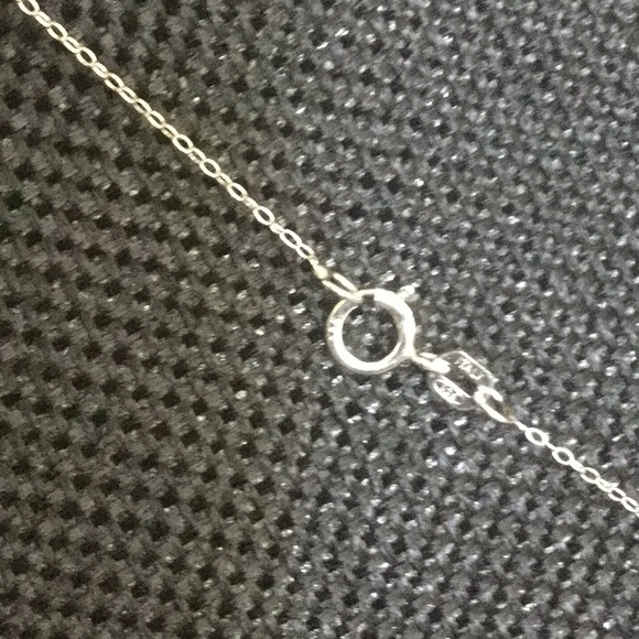 18”.925 SSNecklace Swarovski Oval Crystal&Earrings - Picture 2 of 7